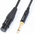 Kabler og stik, CX135 Kabelomformer XLR Hunn - 6,3M Jack Hann