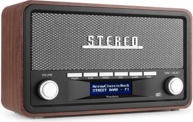 Foggia Retro DAB+ Radio Grey