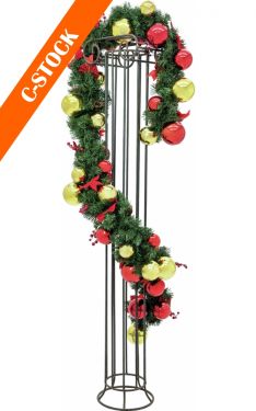 Europalms Premium Fir Garland, decorated, 270cm "C-STOCK"
