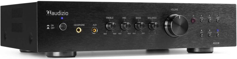AD220B 2-kanals HiFi-forstærker Sort