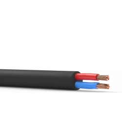 RX15 Speaker cable Round 2 x 2.5mm² Black 305m TILBUD NU