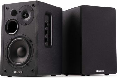 KS01 Active Bookshelf Speaker Set 80W Black