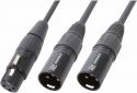 CX140 Kabelsplitter XLR hun-2 XLR hann CX140 Kabelsplitter XLR hun-2 XLR hann