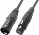 CX36-12 Kabel XLR HQ hann/hunn 12m Svart CX36-12 Kabel XLR HQ hann/hunn 12m Svart