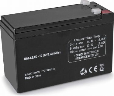 Blybatteri opladeligt 12V 7,2Ah