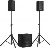 Vonyx VX0812BT 2.1 Komplet Lydsystem med 12" Subwoofer og 2 stk. 8" Højttalere / Bluetooth / 800W