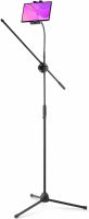 MS10TH Foldable Microphone stand with boom & tablet holder MS10TH Foldable Microphone stand with boom & tablet holder