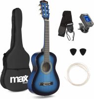 SoloArt Junior 1/4 Classic Guitar Pack Blue