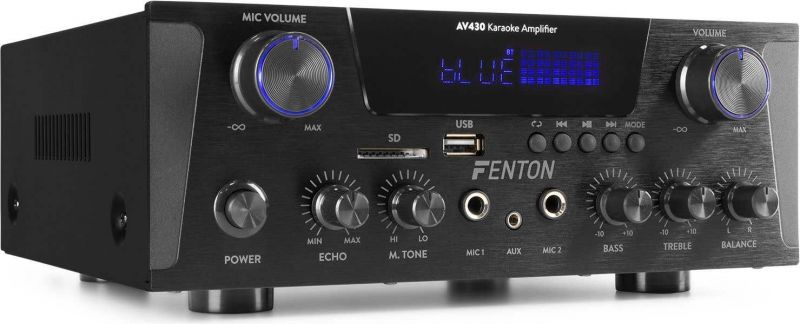 AV430B HiFi Amplifier 2x 300W Black