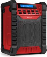 Temi Jobsite DAB+/FM Radio with Battery Red