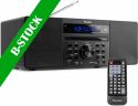 DAB Radio / Internet Radio, Prato All-in-One Music System CD/DAB+ Black "B-STOCK"
