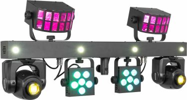 ShowBar GO Glow with Moving Heads, Derby, Par and Strobe Effects