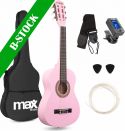 Musikkinstrumenter, SoloArt Junior 1/4 Classic Guitar Pack Pink "B-STOCK"