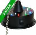 Lys & Effekter, Batt. Mirrorball Motor with 18 LED "B-STOCK"