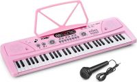 KD61 61-Tangenters Elektronisk Keyboard – Pink med Batteri