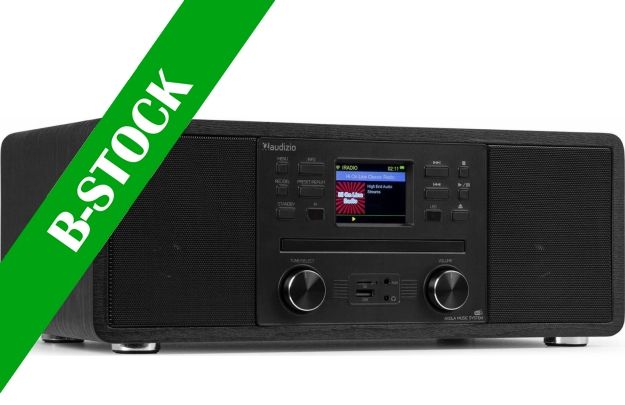 Avola Digital Music System CD/BT/DAB+/Internet Black "B-STOCK"