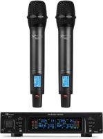 PD220 2x 80-Channel UHF Wireless Microphone True Diversity System HH
