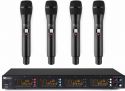PD504H 4x 50-Channel UHF Wireless Microphone Set with 4 handheld microphones PD504H 4x 50-Channel UHF Wireless Microphone Set with 4 handheld microphones