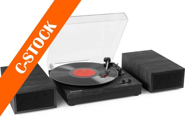 RP165B Record Player Set Black/Grey "C-STOCK"
