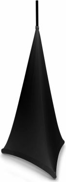 LSS12B Højttalerstanderovertræk sort 120cm