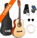 Musikkinstrumenter, SoloArt Junior 3/4 Classic Guitar Pack Natural "C-STOCK"
