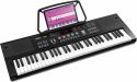 Musikkinstrumenter, KB15 61-Tangenters Elektronisk Keyboard – Med Batteri - Sort
