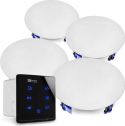 Powerline A100BSet In-Wall Audio Amplifier with 4 Ceiling Speakers Powerline A100BSet In-Wall Audio Amplifier with 4 Ceiling Speakers