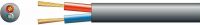 RX14 Speaker cable Round 2 x 2.5mm² Black 100M