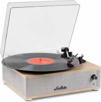 Irvine Record Player BT Light Wood