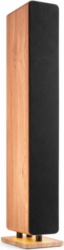 ARCO Aktiv Gulvhøjttaler "Super flot slankt søjledesign" DAB, FM, Bluetooth og EQ, Lys træ