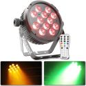 BT310 FlatPAR 12x 6W 4-i-1 LED-er BT310 FlatPAR 12x 6W 4-i-1 LED-er