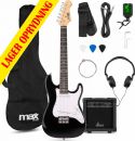GigKit Junior 3/4 – Elguitar med Alt-i-Én Startpakke og Tilbehør – Sort GigKit Junior 3/4 – Elguitar med Alt-i-Én Startpakke og Tilbehør – Sort