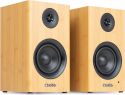 BS15 Active Bookshelf Speaker Set 60W BT Bamboo BS15 Active Bookshelf Speaker Set 60W BT Bamboo