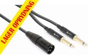 CX56-1 Cable XLR Male - 2x 6.3 Mono 1.5m