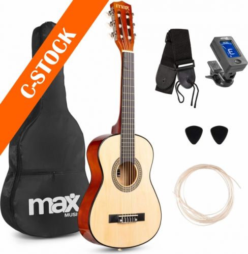 SoloArt Junior 1/4 Classic Guitar Pack Natural "C-STOCK"