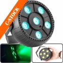 PLP10 Battery Party Par 6x 2W RGB "C-STOCK"