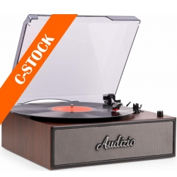 Reno Record Player Retro Wood "C-STOCK" TILBUD NU