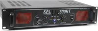 SPL 500BT Amplifier Red LED+EQ Black