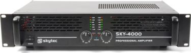 Professionel PA effekt-forstærker SKY-4000 II "meget kraftig" 2x 2000W