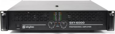 Professionel PA effekt-forstærker SKY-6000 II "ekstrem kraftig" 2x 3000W