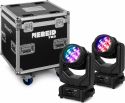 Nereid740 Outdoor LED Bee Eye Moving Head with Zoom 2pcs in Flightcase