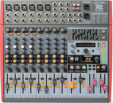 PDM-S1203A Amplified Mixer 12-Channel DSP/MP3- USB IN/OUT