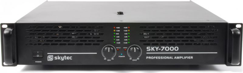 Professionel PA effekt-forstærker SKY-7000 II "ekstrem kraftig" 2x 3500W