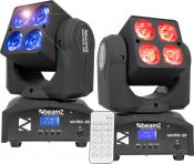 BeamZ Matrix22 Moving Head - Pakke med 2 stk.