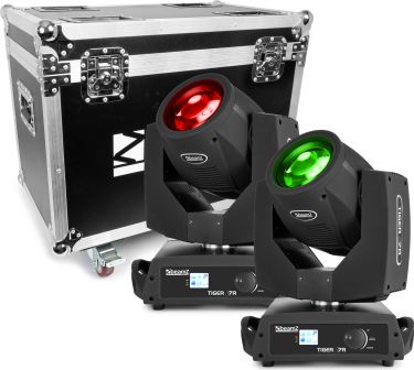 BeamZ professional Tiger E 7R Spot Moving head 2 stk. i Flightcase