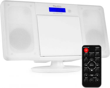 Nimes Stereo HiFi-system hvit
