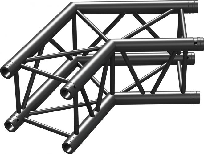 P30-C22 Truss 2-way corner 120º Black