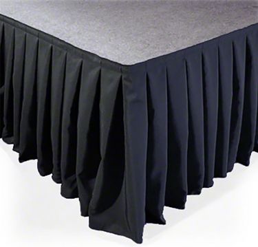 SKIRT-V60 Stage Skirt Velvet-look Pleated 6m x 60cm