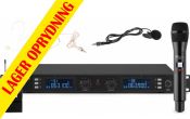 PD632C 2x 20-kanals digitalt UHF trådløst mikrofonsystem kombi