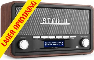 Foggia Retro DAB+ Radio Grey